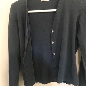 CHR Christine Collection, Cardigan, Women, Blue, Size L